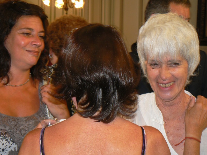 Profesoras Olga Regueira, Isabel Bompet y Susan Porter