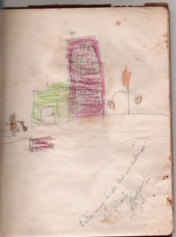 Cuaderno Jardín de Infantes Sala  Caperucita año 1958 23
