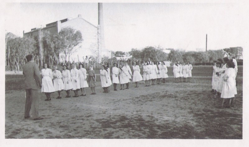 Festival de la Escuela Mixta Normal de la Prov. de Santa Fe. Competencia Gimnástica.1947